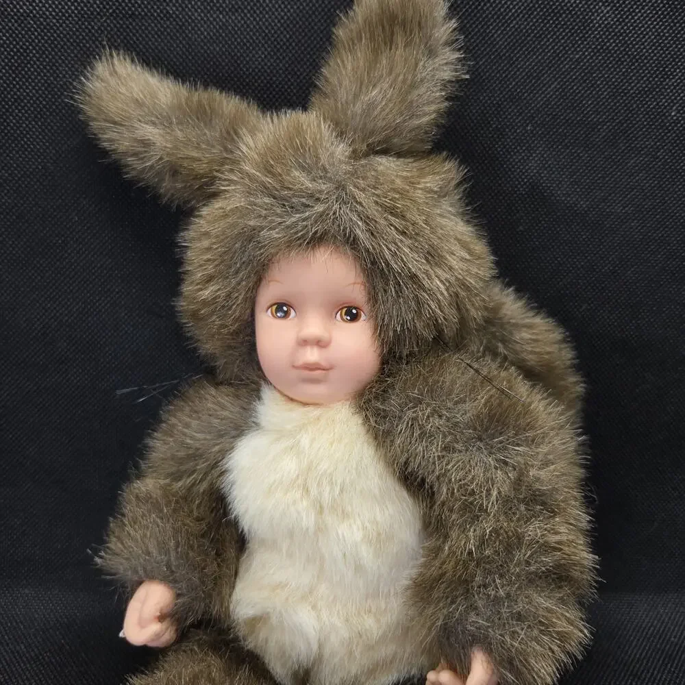 Anne Geddes Baby Squirrels Plush Doll 8